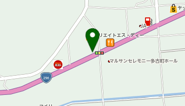 すき家 296号多古店の地図画像