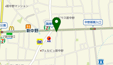 すき家 新中野駅前店の地図画像
