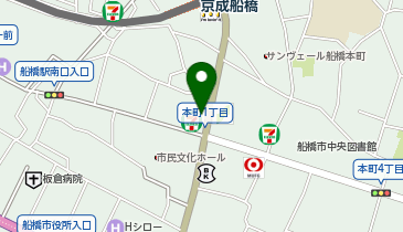 すき家 京成船橋駅前店の地図画像