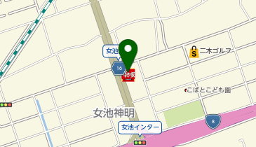 すき家 新潟女池店の地図画像