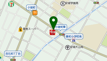 すき家 安城城南店の地図画像