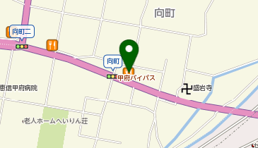 すき家 20号甲府向町店の地図画像