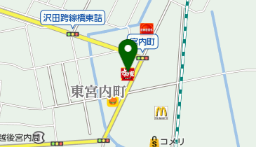 すき家 長岡宮内店の地図画像