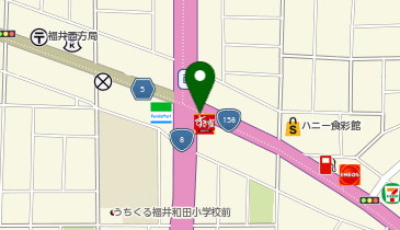 すき家 福井和田店の地図画像