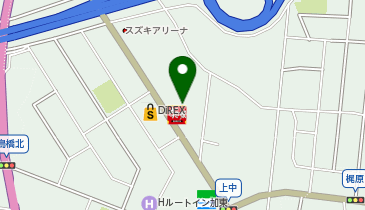 すき家 加東上中店の地図画像