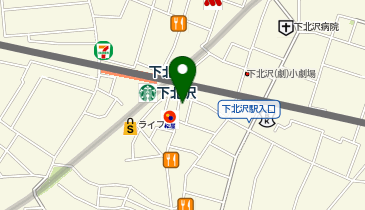 すき家 下北沢店の地図画像