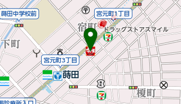 すき家 蒔田店の地図画像