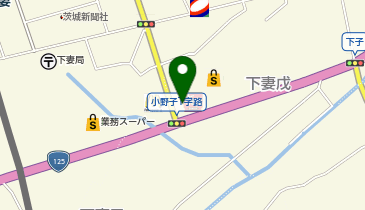 すき家 125号下妻店の地図画像