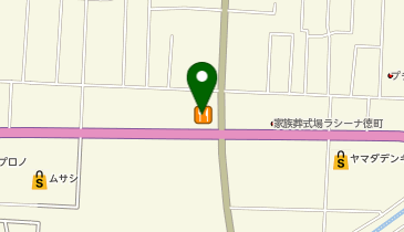 すき家 121号米沢徳町店の地図画像