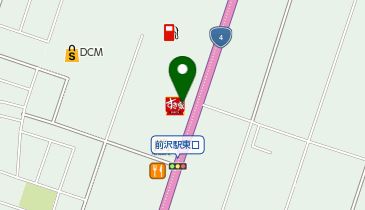 すき家 4号前沢店の地図画像