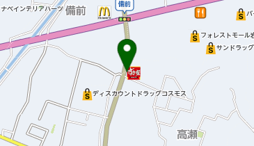 すき家 フォレストモール岩出店の地図画像