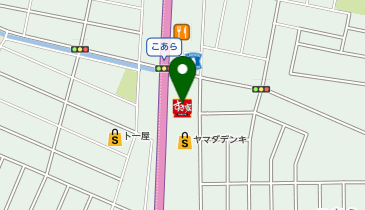 すき家 7号酒田こあら店の地図画像