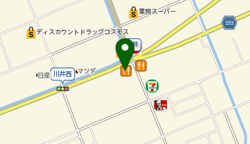 すき家 袋井川井店の地図画像