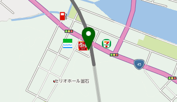 すき家 釜石店の地図画像