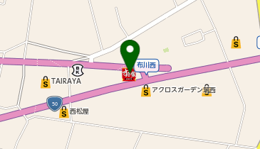 すき家 50号筑西布川店の地図画像