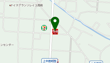 すき家 高崎上中居店の地図画像