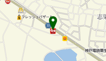 すき家 三木志染店の地図画像