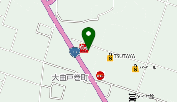 すき家 13号大仙大曲店の地図画像