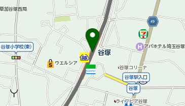 すき家 東武谷塚駅前店の地図画像