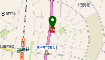 すき家 6号高萩店の地図画像