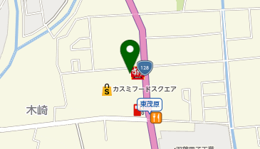 すき家 128号東茂原店の地図画像
