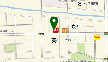 すき家 いわき平店の地図画像