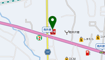 すき家 18号軽井沢店の地図画像