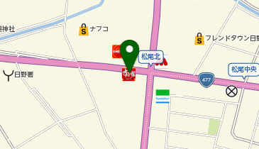 すき家 307号日野店の地図画像
