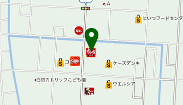 すき家 新潟白根店の地図画像