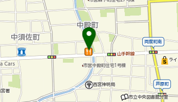 すき家 西宮中殿店の地図画像