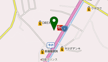 すき家 7号村上店の地図画像