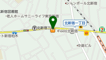 すき家 北新宿一丁目店の地図画像