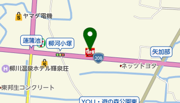 すき家 208号柳川店の地図画像
