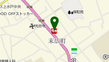 すき家 水戸末広町店の地図画像