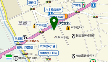 すき家 六本松駅前店の地図画像