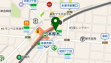 すき家 本厚木駅南口店の地図画像