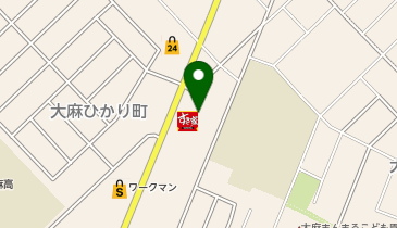 すき家 江別大麻店の地図画像