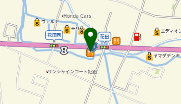 すき家 372号姫路花田店の地図画像