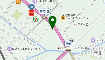 すき家 166号松阪末広店の地図画像