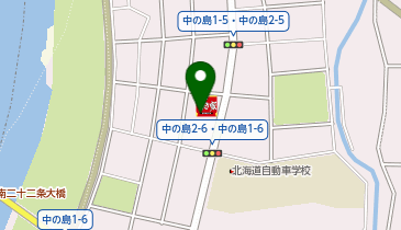 すき家 札幌中の島店の地図画像