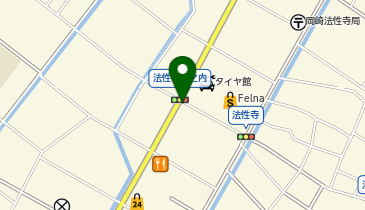 すき家 岡崎法性寺店の地図画像