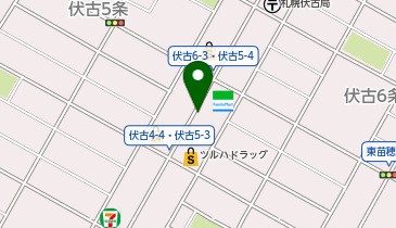 すき家 札幌伏古店の地図画像