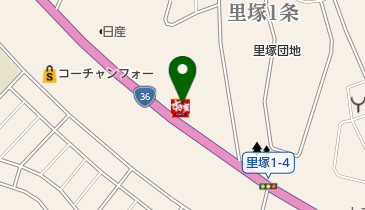 すき家 36号清田里塚店の地図画像