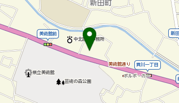 すき家 52号甲府美術館通り店の地図画像