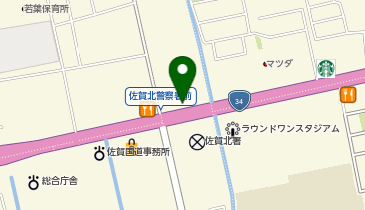 すき家 34号佐賀高木瀬店の地図画像