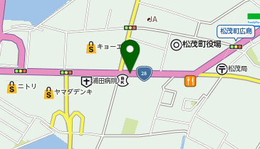 すき家 28号徳島松茂店の地図画像