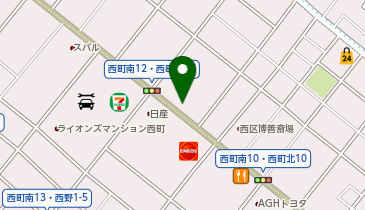 すき家 札幌西町店の地図画像