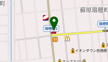 すき家 各務原蘇原店の地図画像