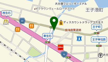 すき家 大分王子店の地図画像