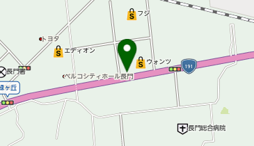 すき家 191号長門店の地図画像
